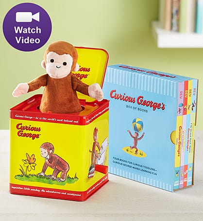 Curious George Jack in the Box & Story Book Collection